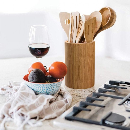 Wooden Utensil Holder